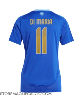 Argentina Angel Di Maria #11 Maglia Gara Trasferta Repliche Copa America 2024 Donna